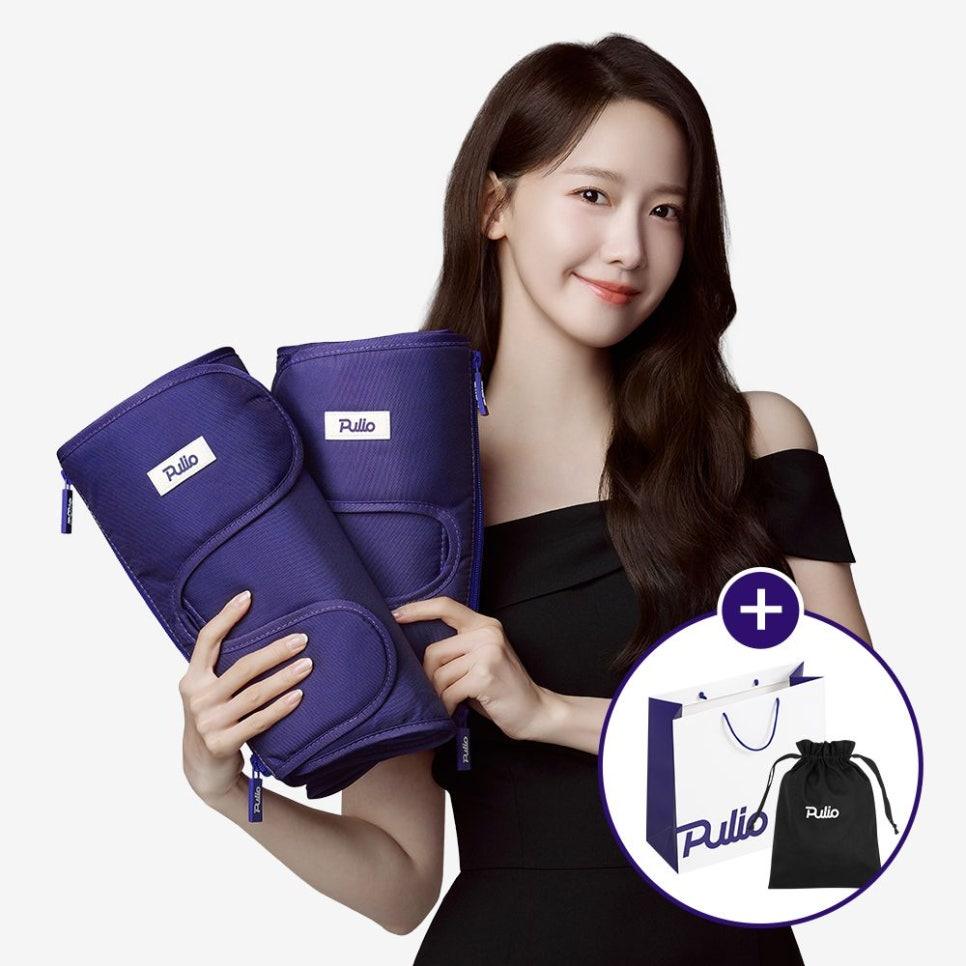 바른 자세로 풀리오 V3를 다리에 밀착하여 착용한 안정적인 모습