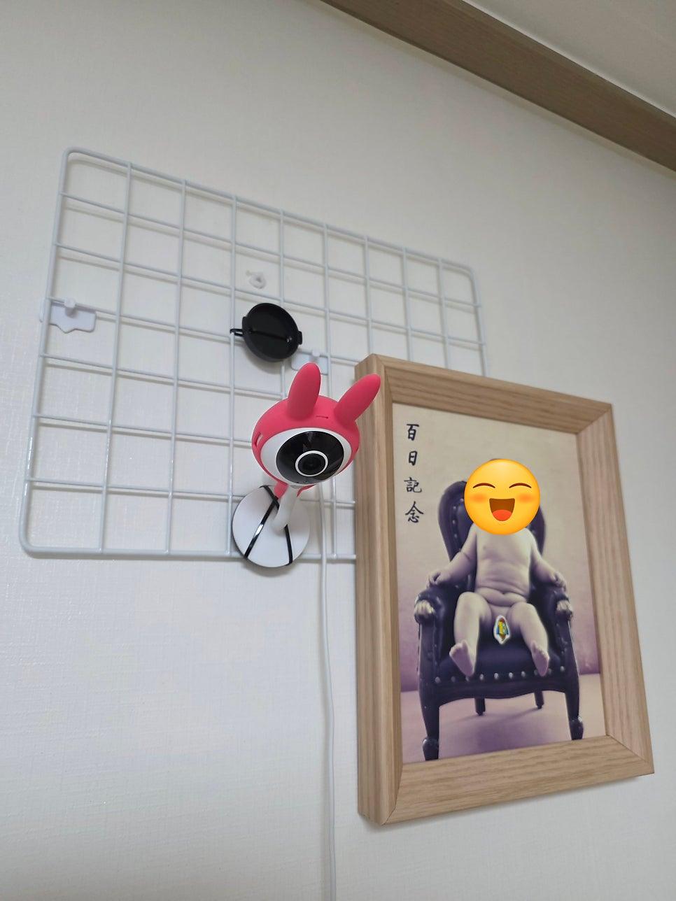 야간에도 흑백으로 선명하게 녹화된 홈캠 나이트 비전 화질