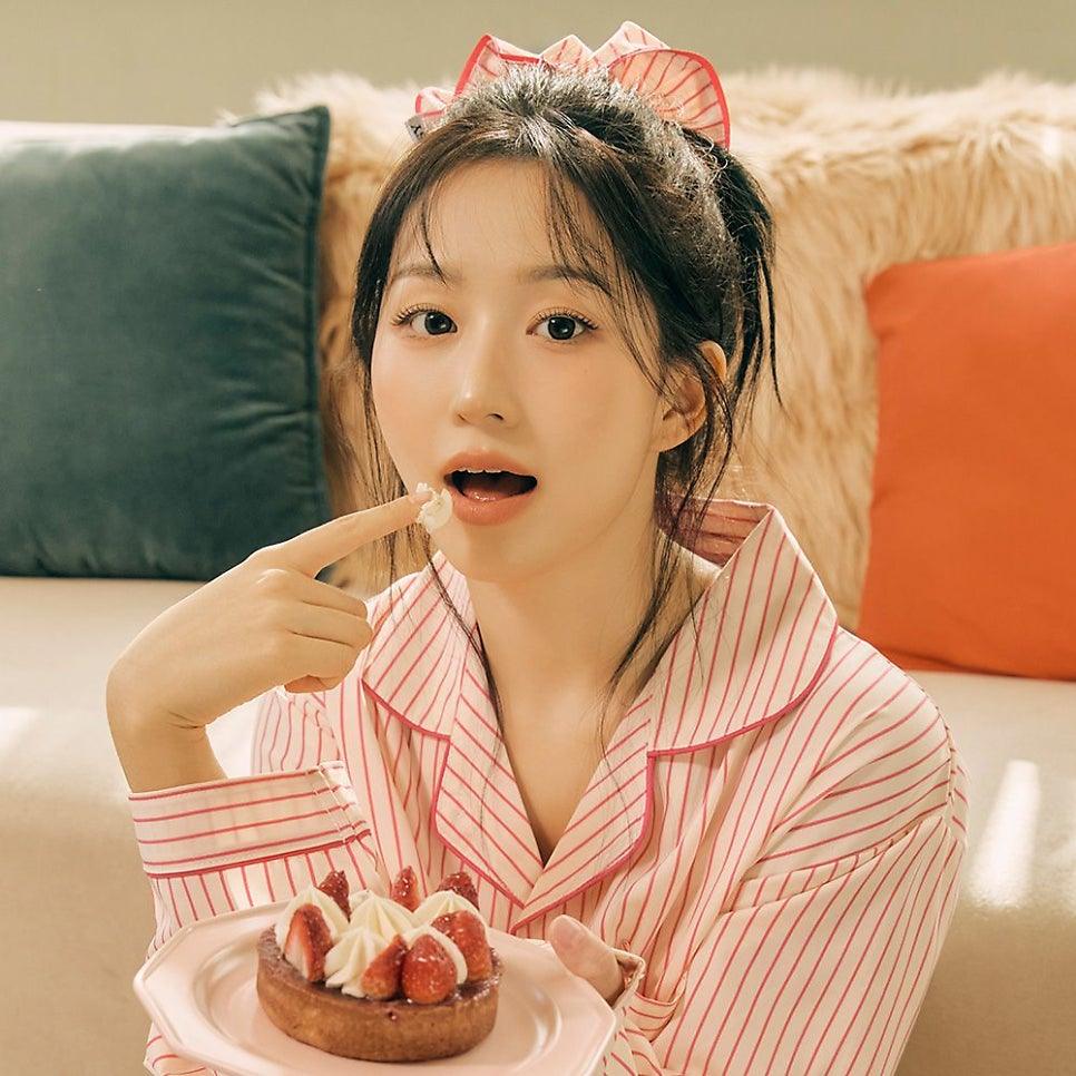 계절별 맞춤 소재로 선택 가능한 도씨 카라 잠옷 세트