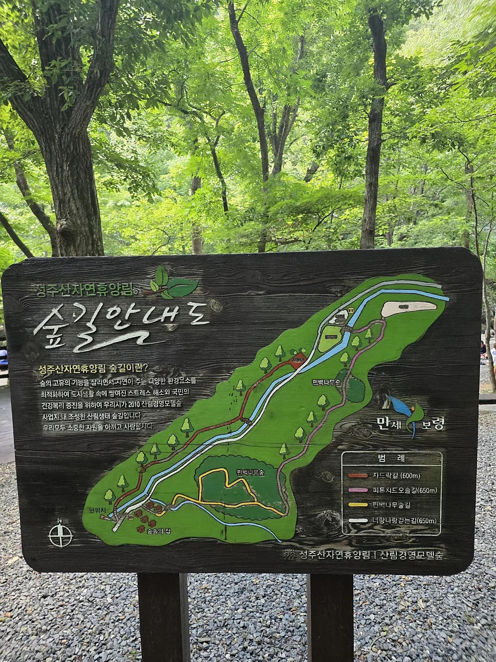조용히 사색하며 걷기 좋은 나무 데크길