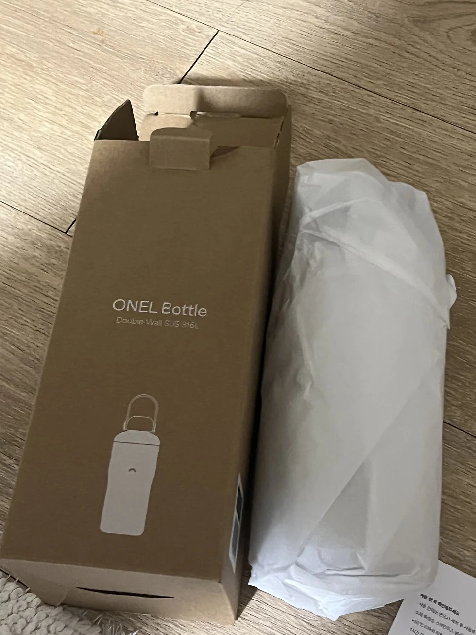 SUS316L 소재가 적용된 473ml 오늘보틀 스펙 확인