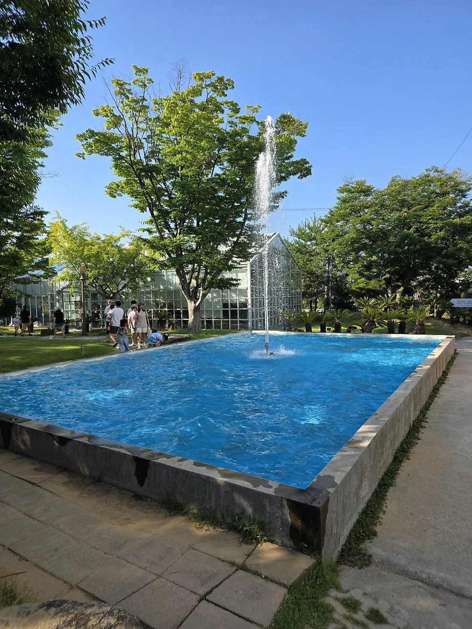 아이스 아메리카노와 베이커리 조합