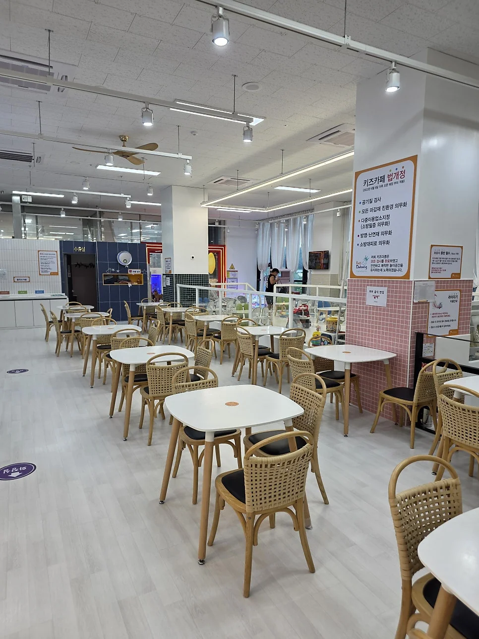 볼풀장과 미끄럼틀, 아이들의 낙타