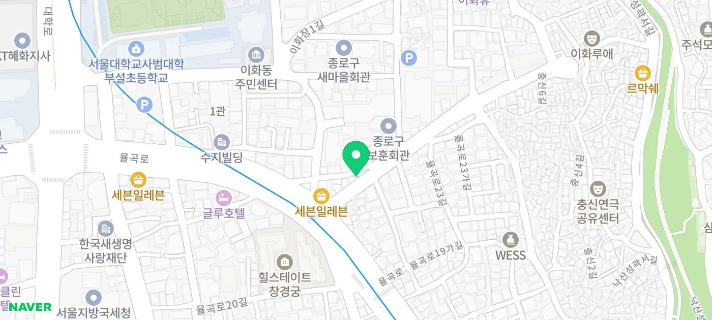 충신동 매일치킨 위치 지도